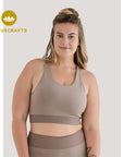 Seamless Bra-Top - taupe