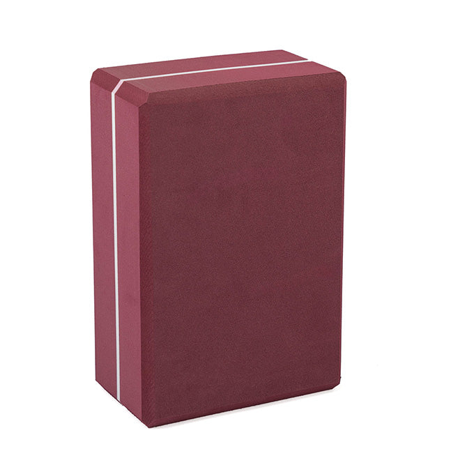 yoga block xl dunkelrot
