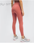 Yoga Leggings Holy Om Amanda - peach red