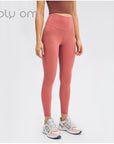 Yoga Leggings Holy Om Amanda - peach red