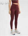 Yoga Leggings Holy Om Amanda - peach red