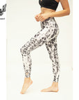 Kismet Lux Leggings 7/8 - black white wild