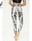 Kismet Lux Leggings 7/8 - black white wild