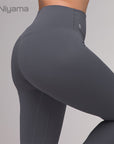 Niyama Essential Yoga Leggings mit hohem Bund - cool grey