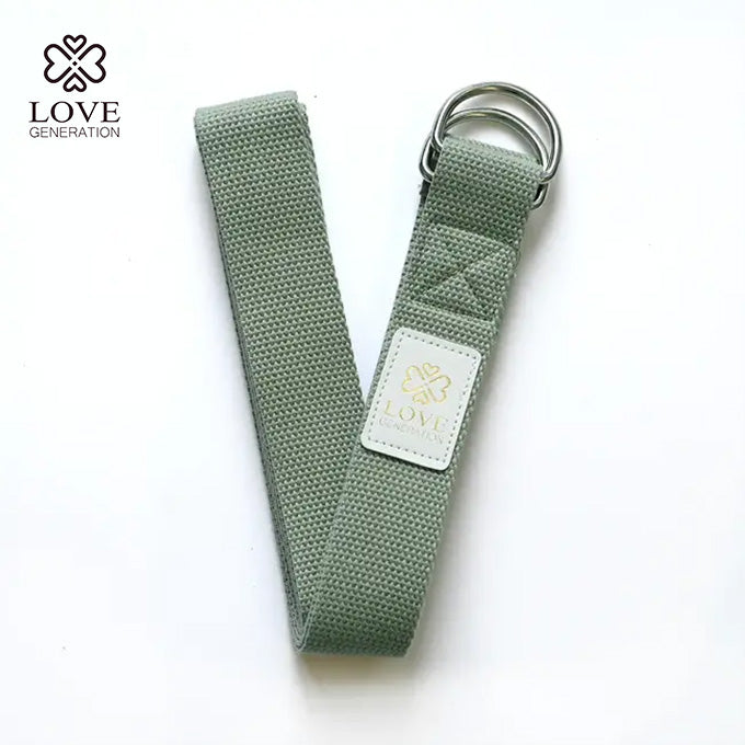 yogagurt aus baumwolle von love generation gruen