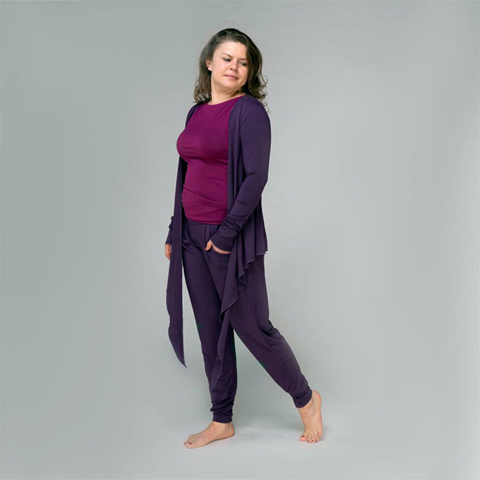 Yamadhi Loose Modal Yoga Pant - Deep Purple