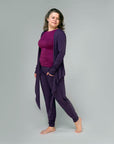 Yamadhi Loose Modal Yoga Pant - Deep Purple