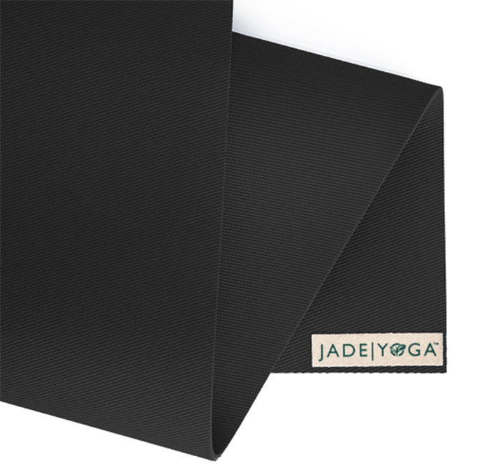 yogamatte jade naturkautschk rutschfest black nachhaltig