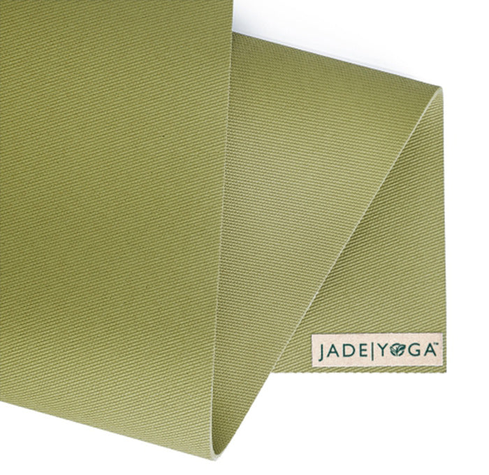 yogamatte jade naturkautschk rutschfest olive nachhaltig