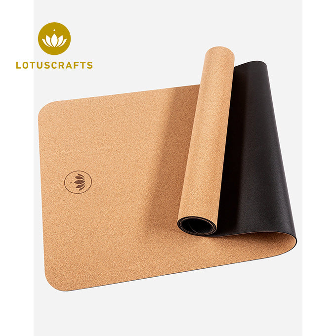 yogamatte kork llotuscrafts arise lotus