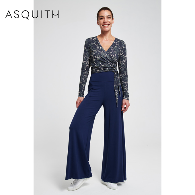 Asquith Palazzo Pant - navy