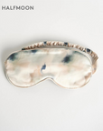 Halfmoon Schlafmaske aus Seide - Ink Wash