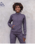 Jaya Yoga Jacket Giorgia - purple melange