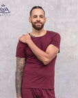 Jaya Rocky Herren Shirt - burgundy