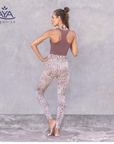 Jaya kurzes Yoga Top Daisy - rose taupe