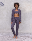 Jaya Yoga Jacket Giorgia - purple melange