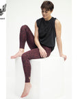 Kismet Ganga Leggings 7/8 - leo ruby