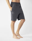Organic Mens Yoga Shorts grau Gr S
