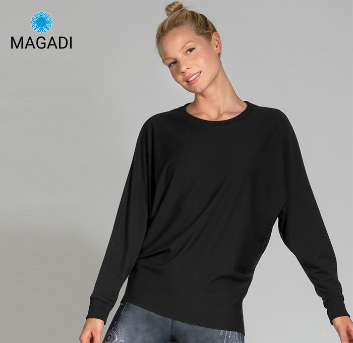 Magadi Yoga Sweater Anna - schwarz