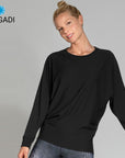 Magadi Yoga Sweater Anna - schwarz