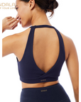 Mandala Halterneck Bra - tunnel