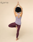 Niyama Crossed Back Tank Top light pearl