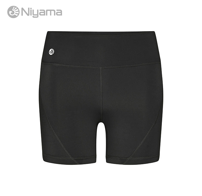 Niyama Biker Shortie Yoga Short - Black