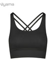 Niyama Sports Bra Crossed Back - black