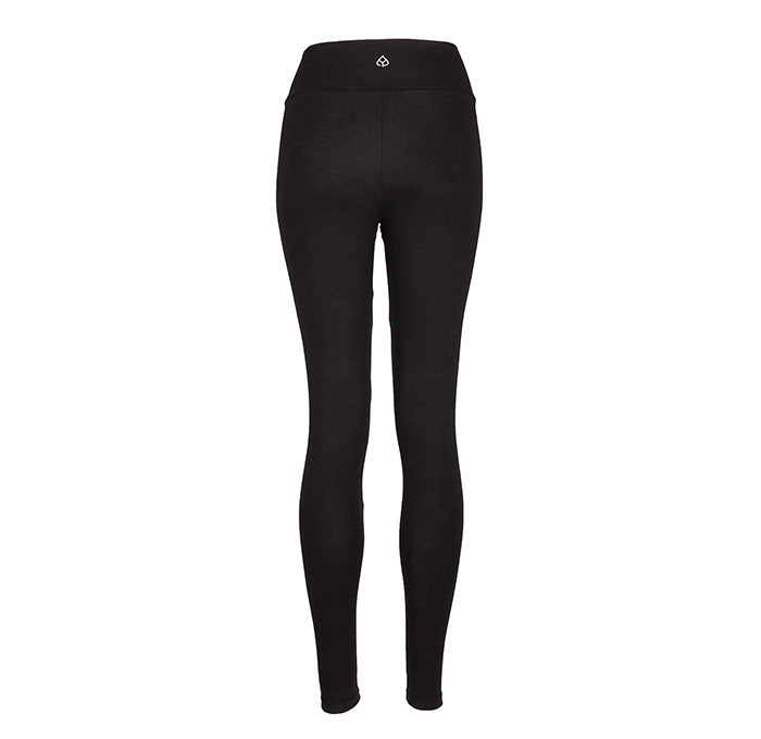 Yamadhi Basic Leggings Crossed Waist - black