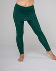 Hip Skirt Yoga Leggings mit Rock - dunkelgrün