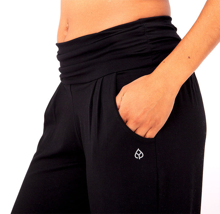 Yamadhi Loose Yoga Modal Pant - Black