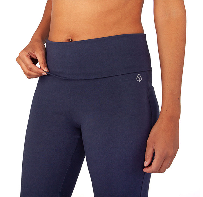 Yamadhi Roll Down Yoga Pants - Dark Iris (Dunkelblau)