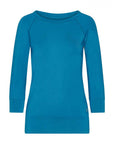 Yamadhi Casual ¾ Modal Yoga Longsleeve - Lyons Blue