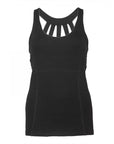 Yamadhi Yoga String Top Bio-Baumwolle - Black (Schwarz)