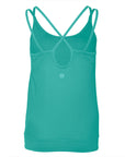 Yamadhi Yoga Spaghetti Top Bio-Baumwolle - Teal (Türkis)