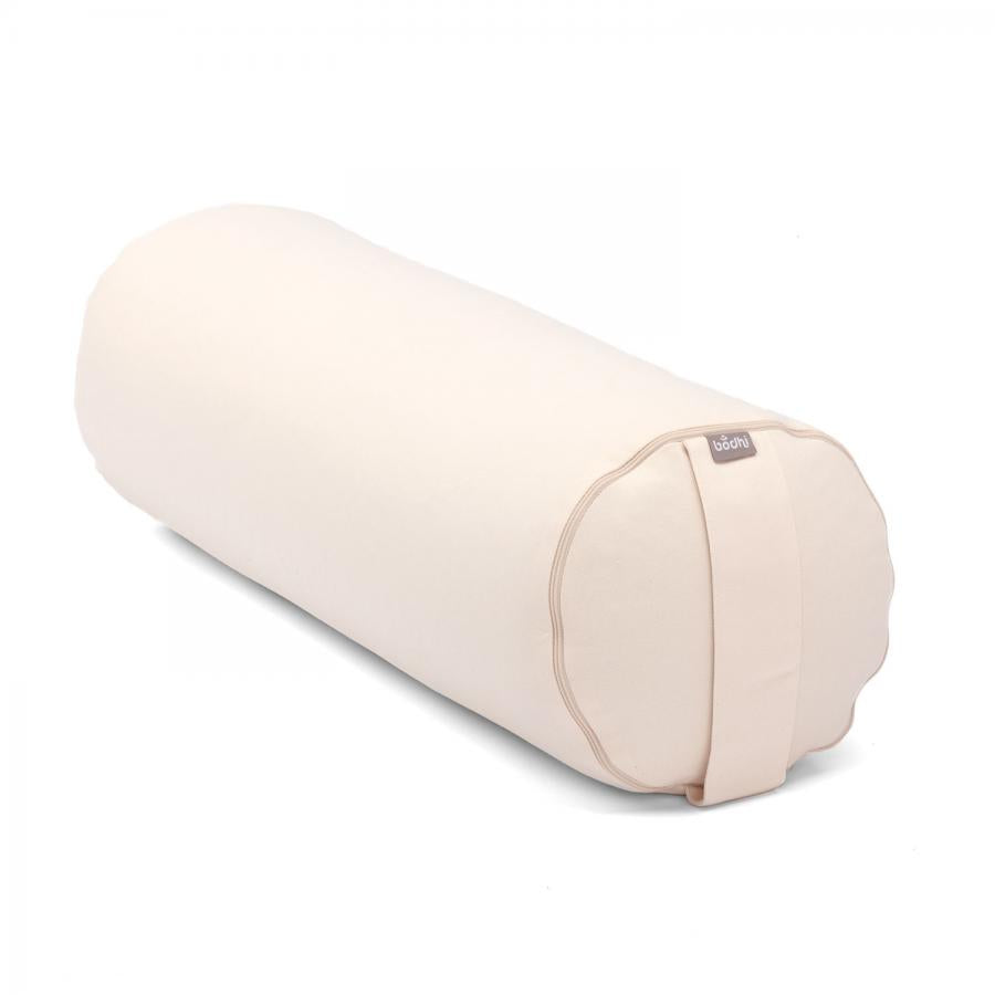 Yoga Bolster Bio Rund ECO mit Kapok - Bio Baumwolle