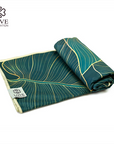 Yogahandtuch Love - Green Leaves
