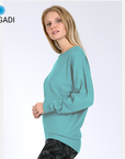 Magadi Yoga Sweater Anna - lagune