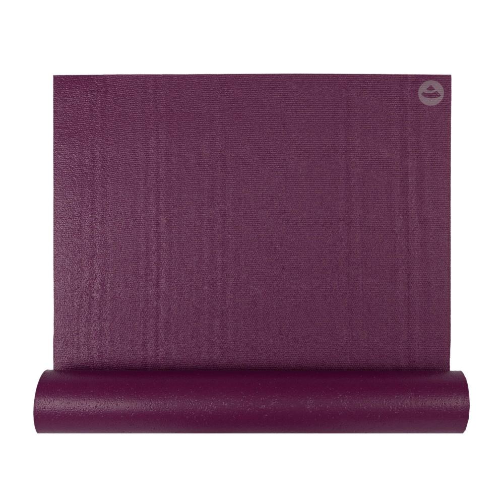 Yogateppich 200x70 Cm Aus 100% Baumwolle – Rutschfest, Waschbar, Mehrfarbig Bordeaux/rosa/violett, Für Yoga & Meditation