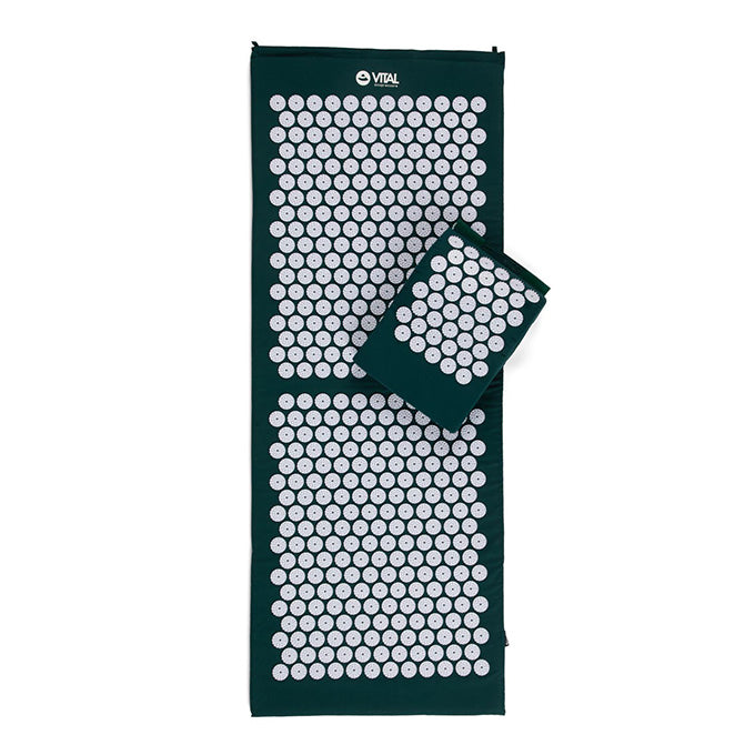 XL Akupressurmatte Set mit Kissen– extra lang für Rücken, Nacken &amp; Beine
