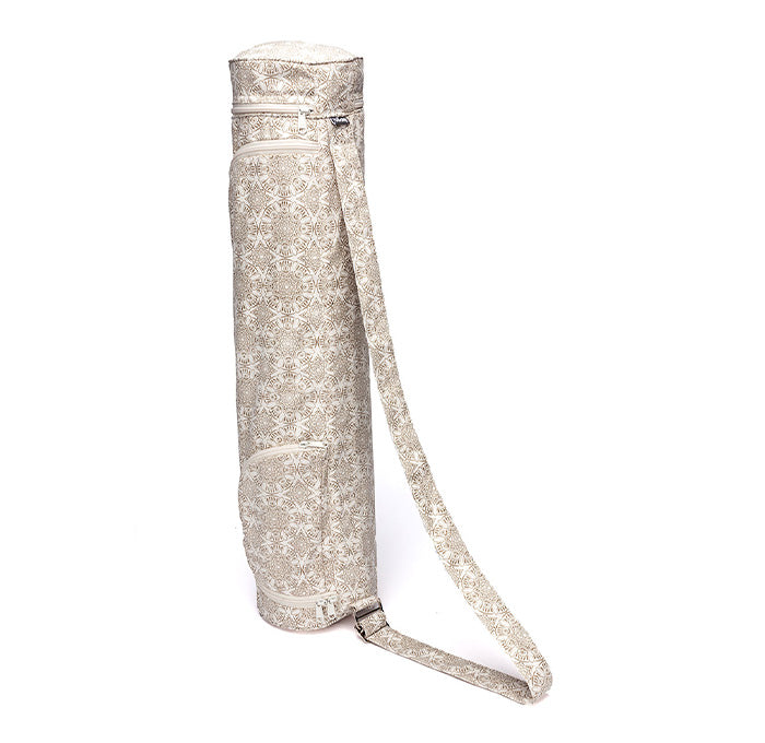 Yogatasche Asana Bag XL 70 cm - gemusterte Yogamatten-Tasche aus Baumwolle