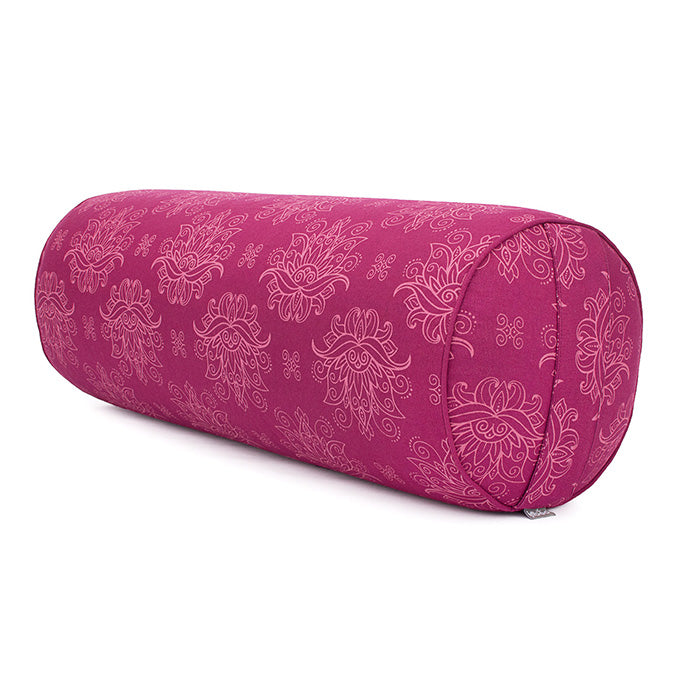 Rundes Yoga Bolster mit Muster