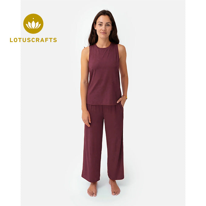 Naima Top - dark cranberry