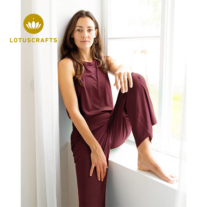 Naima Top - dark cranberry