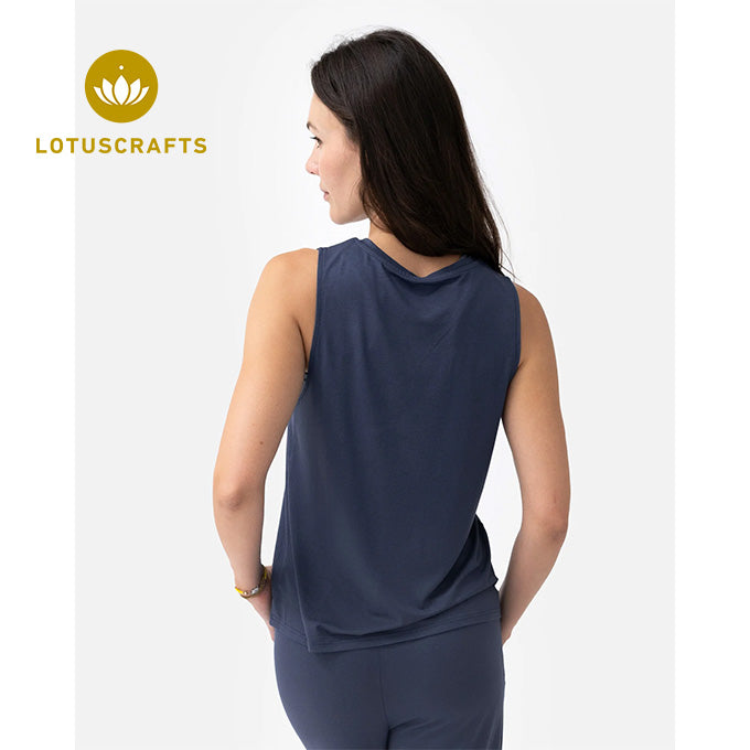 Naima Top - midnight blue