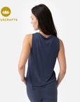 Naima Top - midnight blue