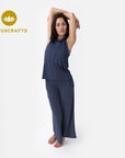 Naima Top - midnight blue