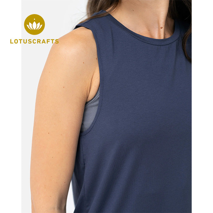 Naima Top - midnight blue