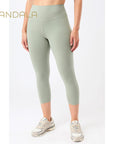 Mandala Best Cropped Legging - mineral