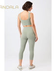 Mandala Best Cropped Legging - mineral